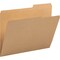Smead Folder, Ltr, 11Pt, 2/5Rt, Kraft Pk SMD10786 - alternate 1